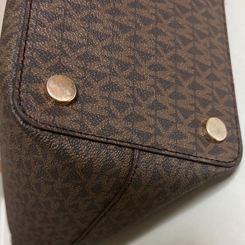 Michael Kors Signature Brown Tote - Picture 12 of 13